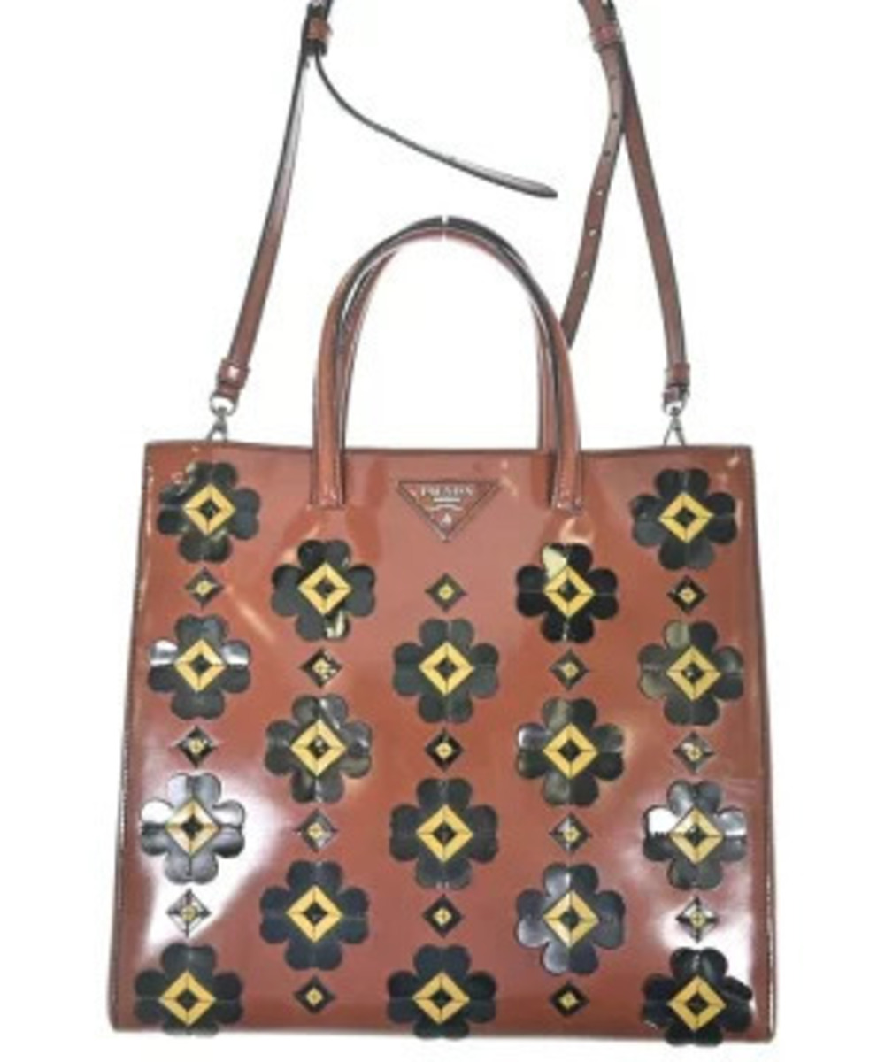 Prada Handbag Brown Black